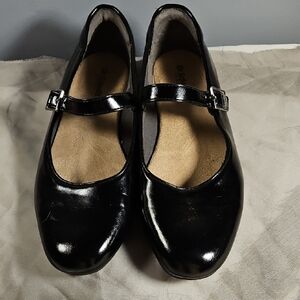 Dr. Scholl's Shiny Black Wexley Jane Flats